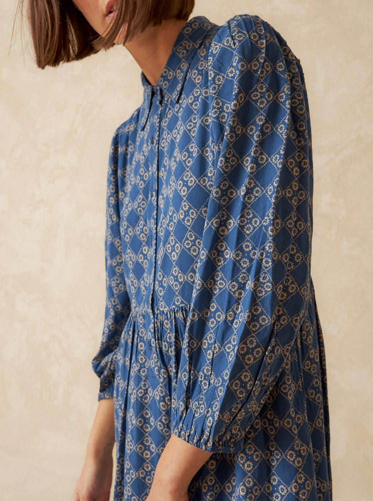 Prune Maxi Dress - Indigo