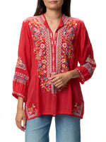Bethanie Tunic (Exclusive) - Strawberry Red