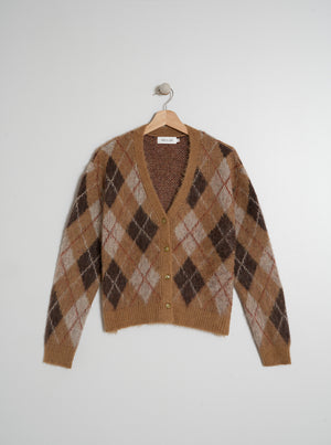 Vintage Rhombus Sweater - Camel