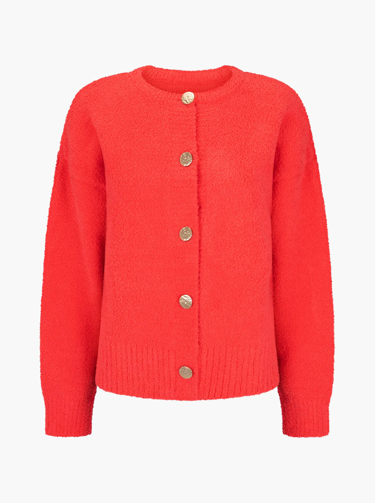 Aime Cardigan - Coral