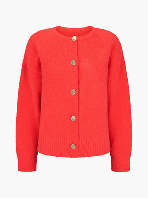Aime Cardigan - Coral