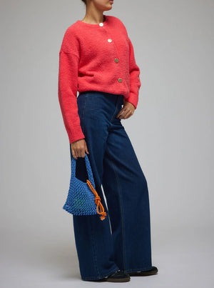 Aime Cardigan - Coral