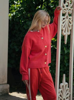 Aime Cardigan - Coral