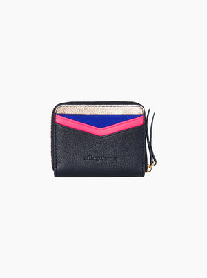 Alexis Zip Purse - Navy Multi