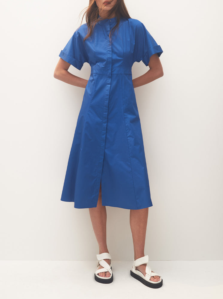 Amiree Shirt Dress - Blue