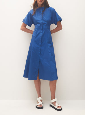 Amiree Shirt Dress - Blue