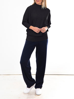Dolman Sleeve Pullover - Black
