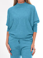 Dolman Sleeve Pullover - Frosted Blue