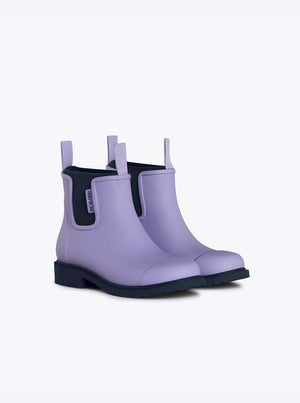 Bobbi Gumboot - Lavender & Navy