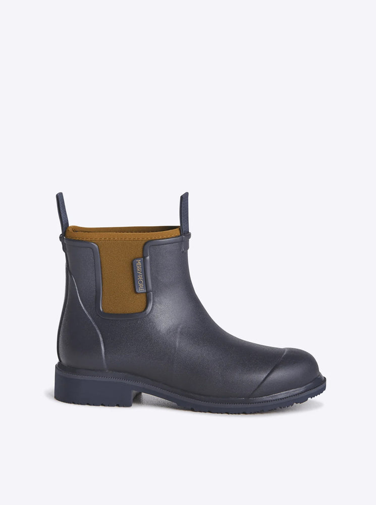 Bobbi Gumboot - Oxford Blue/Tan