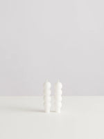 Baby Volute Candles - White