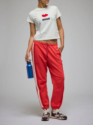 Bisous Baby Tee - Warm White