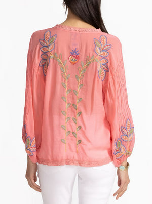 Luna Shirt - Salmon Rose
