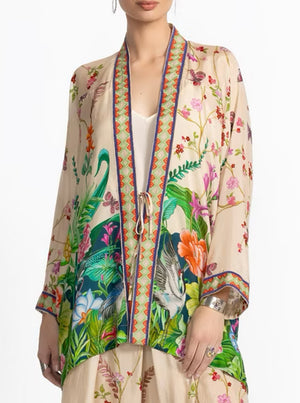 Shae Printed Kimono - D'Amour