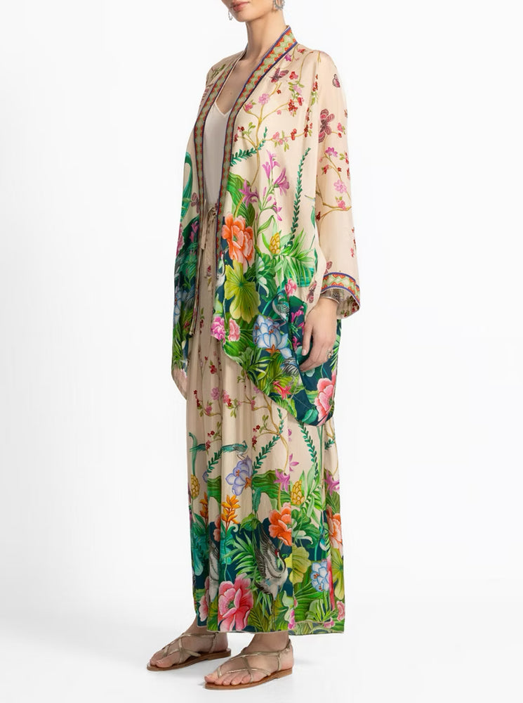 Shae Printed Kimono - D'Amour