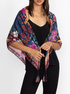 Dreamer Blu Silk Scarf