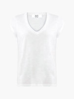 CC Heart V-Neck T-Shirt - White