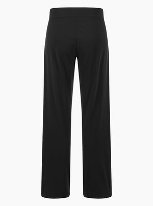 Candice Straight Jersey Pant - Black 990