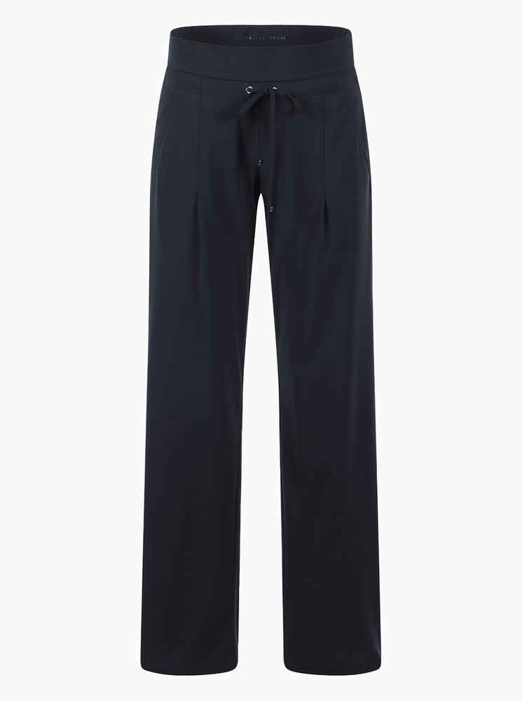 Candice Straight Jersey Pant - Navy Blue 890