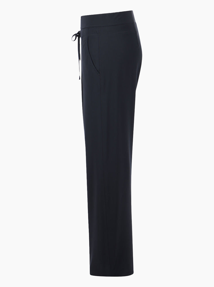 Candice Straight Jersey Pant - Navy Blue 890