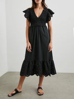 Clementine Dress - Black Eyelet