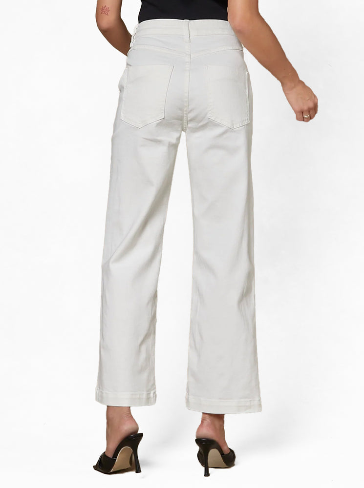 Cody Kick Flare Trouser - Ivory