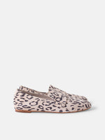 Dutch Leather Loafer - Vanilla Leopard Suede