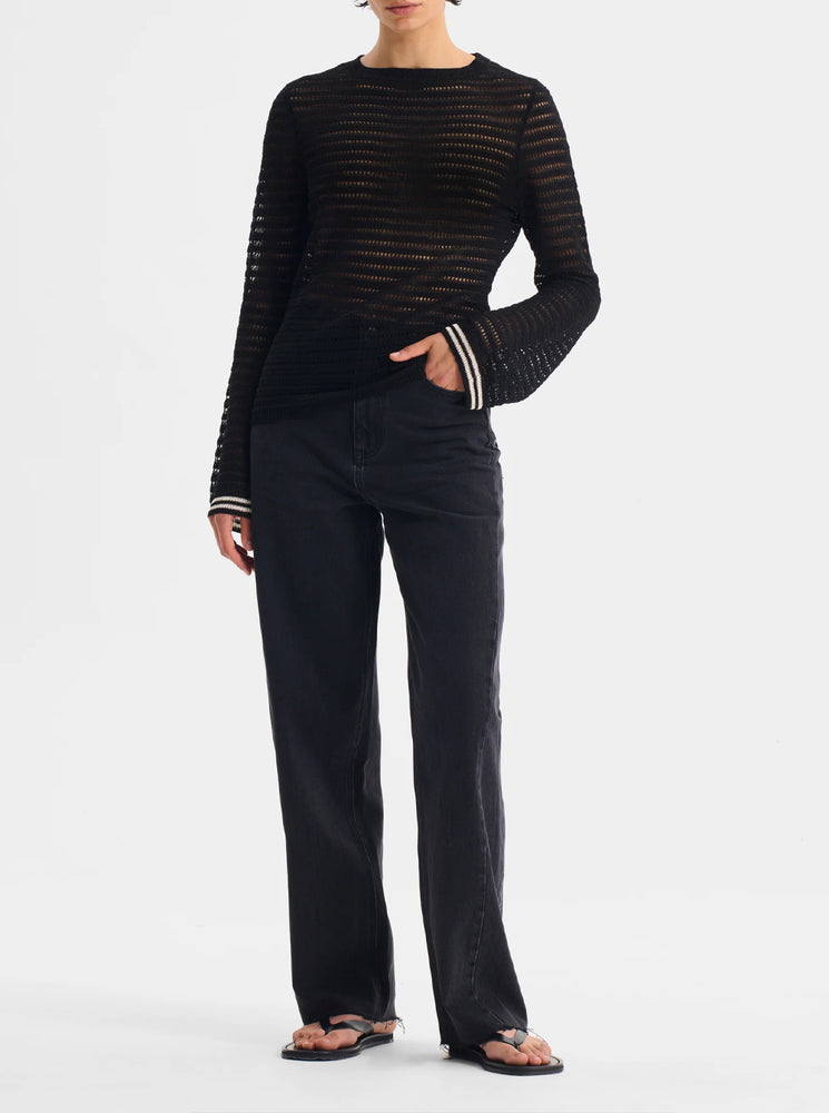 Dallas Knit Pullover - Black