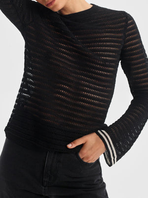 Dallas Knit Pullover - Black