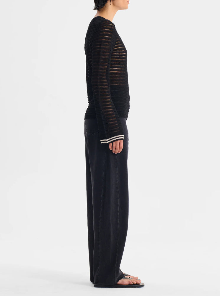 Dallas Knit Pullover - Black