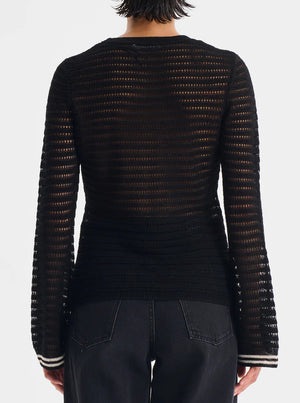Dallas Knit Pullover - Black