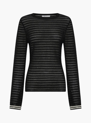 Dallas Knit Pullover - Black