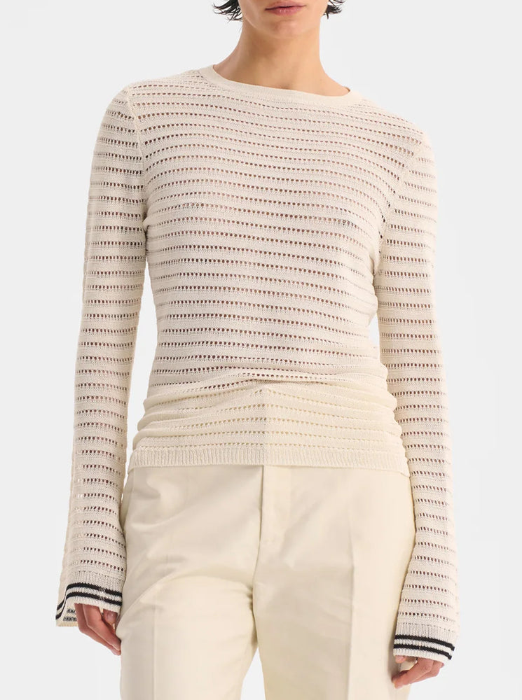 Dallas Knit Pullover - Milk