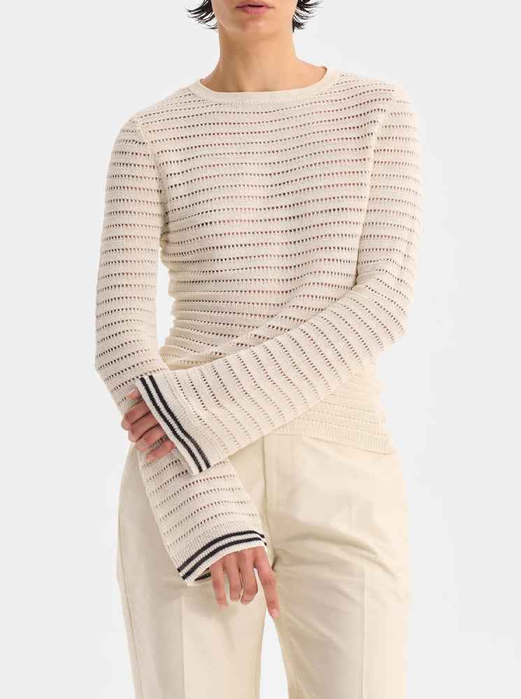 Dallas Knit Pullover - Milk