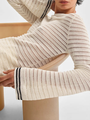 Dallas Knit Pullover - Milk