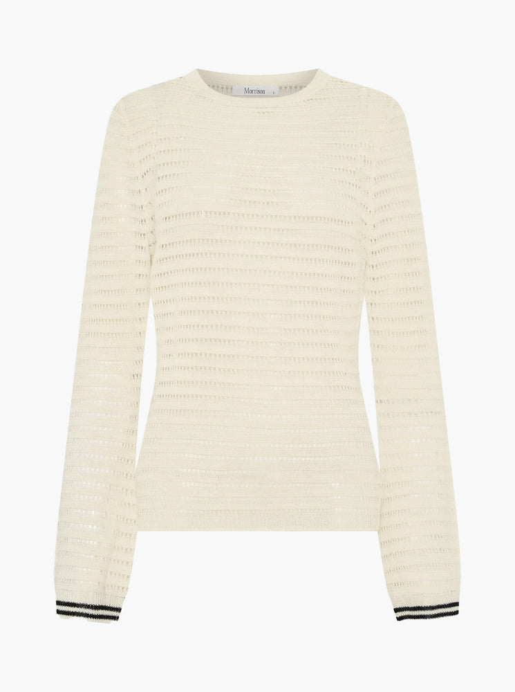 Dallas Knit Pullover - Milk