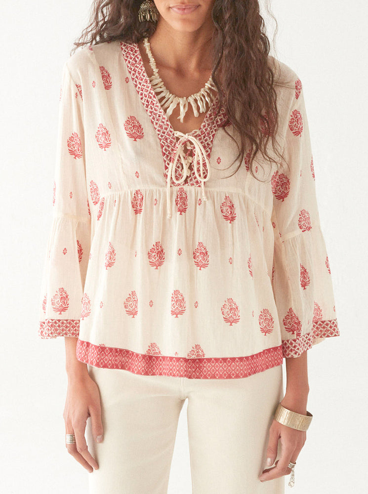 Delphine Blouse - Indian Fragola