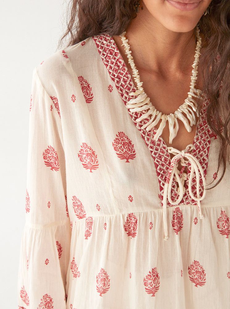 Delphine Blouse - Indian Fragola