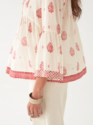 Delphine Blouse - Indian Fragola