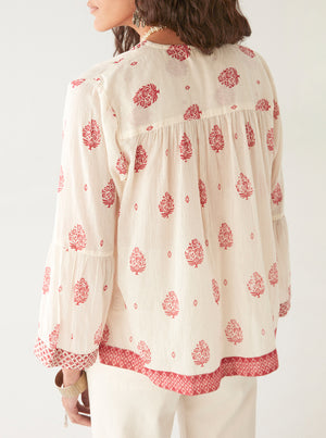 Delphine Blouse - Indian Fragola