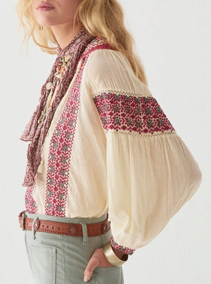 Dion Blouse - Red Wine