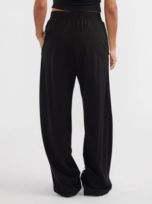 Valentina Stripe Pant - Black/Off White