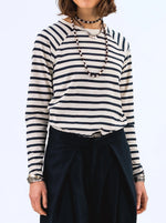 LivaLL Tee - Black/White Stripe