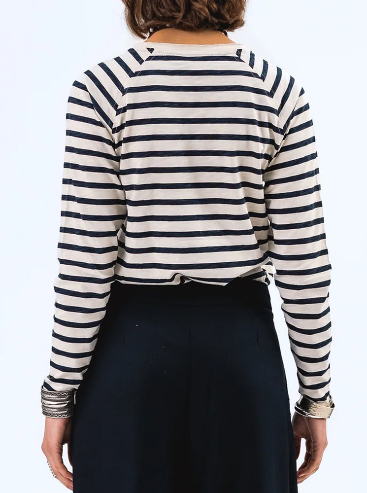 LivaLL Tee - Black/White Stripe