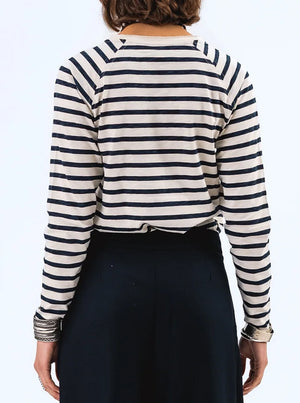 LivaLL Tee - Black/White Stripe