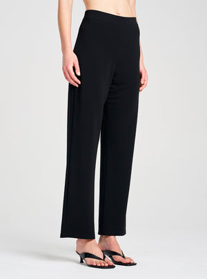 Powder Knit Long Pant - Black