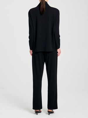 Powder Knit Long Pant - Black