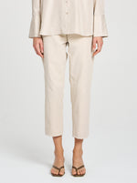 Tapered Flat Pant - Flax