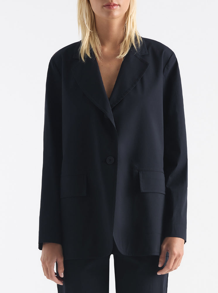 Stretch Blazer - French Navy