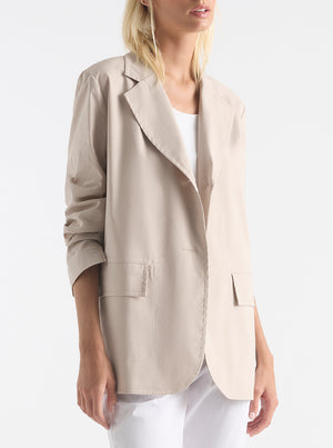 Stretch Blazer - Oat